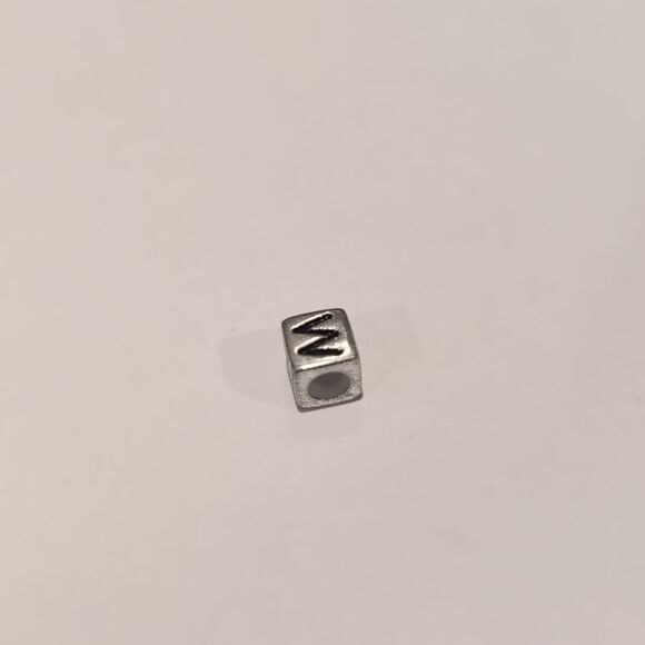 Silver W Spacer Charm for Pandora Style‎ Bracelet - Picture 5 of 5